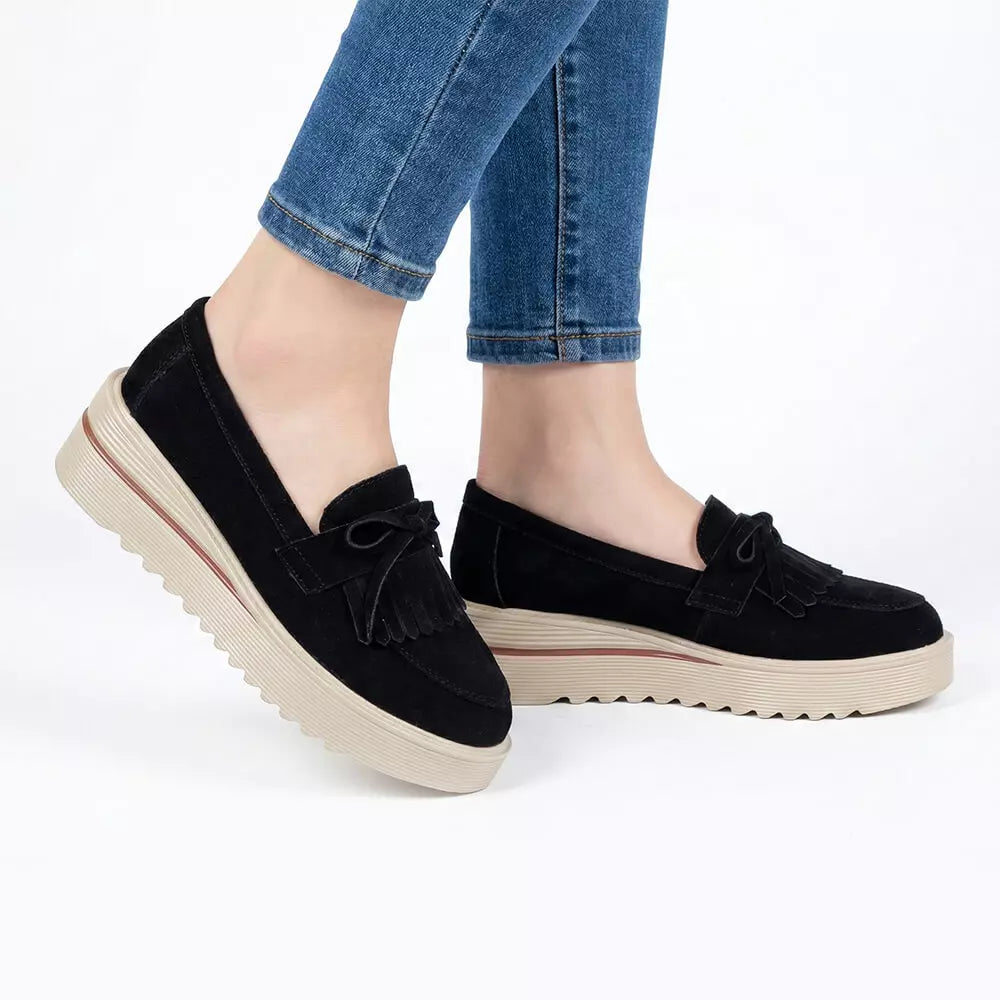 Luxe Step Suede Flatforms
