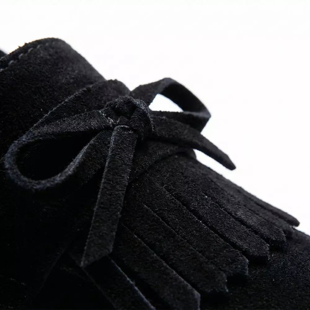 Luxe Step Suede Flatforms